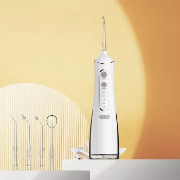 Cordless Water Flosser: 300ml Tank, 4 Modes Guide