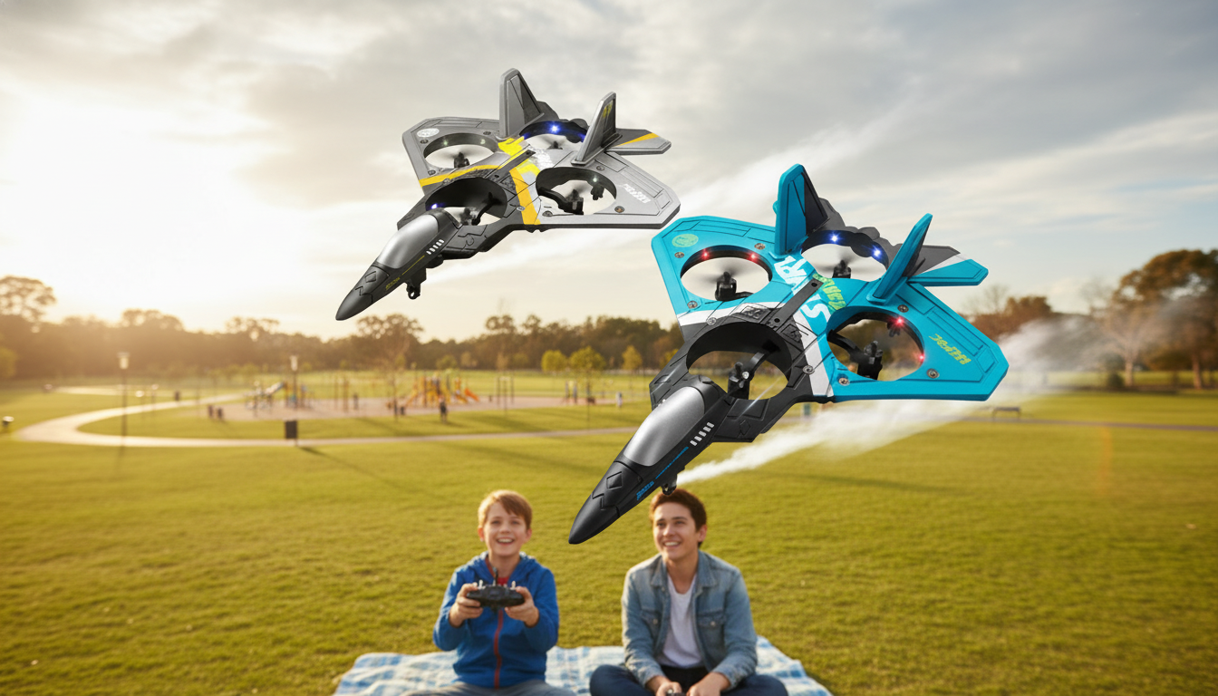 6CH RC Fighter Glider for Kids: Durable EPP Foam