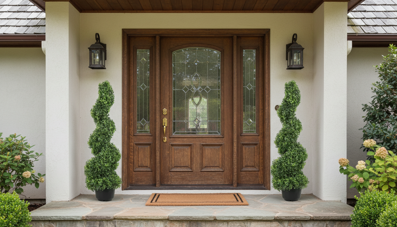 Faux Boxwood Spiral Topiary: Instant Structure, No Upkeep