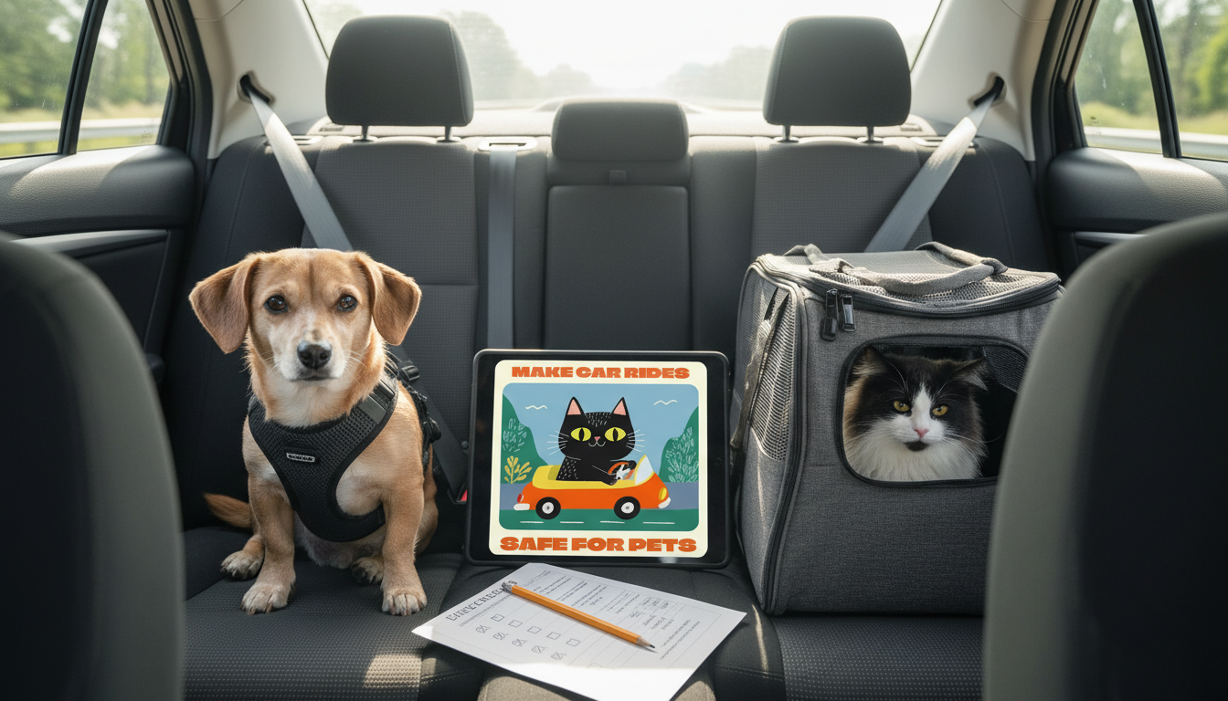 Safe Pet Car Travel: Harnesses, Carriers, Calm Trips